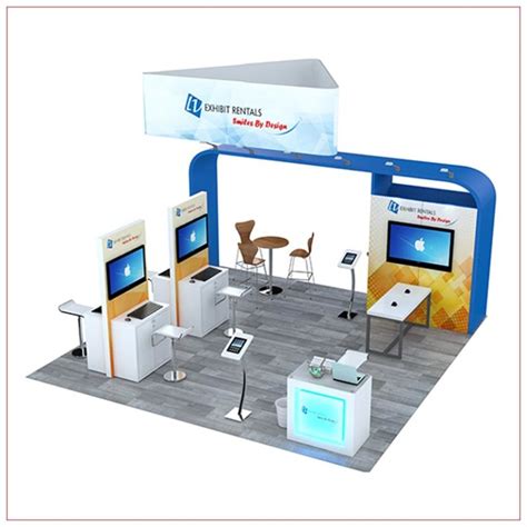 20x20 Trade Show Booth Rental Pkg 801 LV Exhibit Rentals