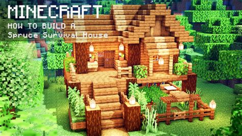 20+ Cool Minecraft Spruce Wood House Ideas+ & Tutorial - ≛ TheBestMods