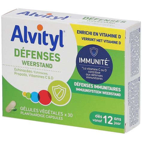 Alvityl® Défenses Gélules Végétales Dès 12 Ans 30 Pcs Redcare