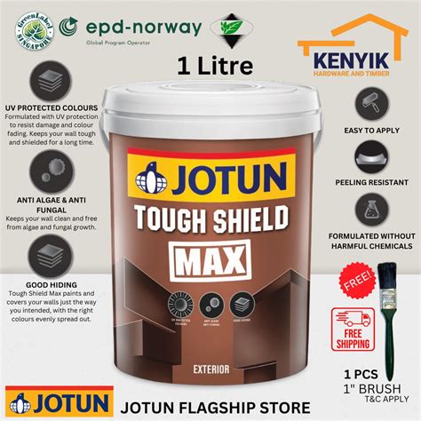 JOTUN 1L Tough Shield Max Exterior Shopee Malaysia