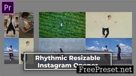 Rhythmic Resizable Instagram Opener Mogrt For Premier Pro Video