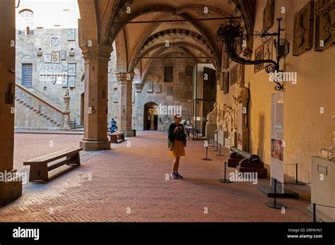 The Courtyard Inside The Museo Nazionale Del Bargello Bargello