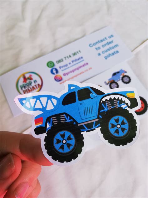 Monster Truck Stickers - propnpinata.co.za