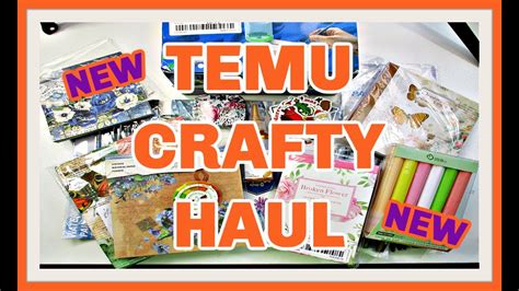 TEMU CRAFT SUPPLIES HAUL NEW COME SEE YouTube