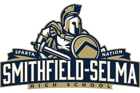 Smithfield Selma Spartans Nc High School Logos