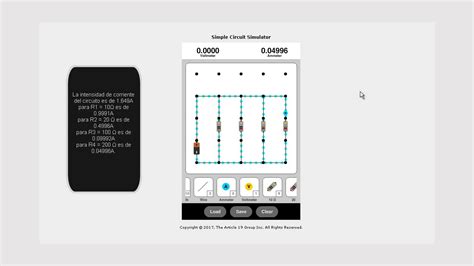 Simulador De Circuitos Eléctricos Ley De Ohm Youtube