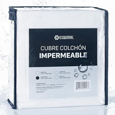 ESQUIMAL Protector Cubre Colchón 100 Impermeable Tela Suave