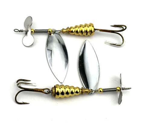 5pcs 9 2cm 12 5g Artificial Hard Fishing Lure Metal Spinnerbait Spoon