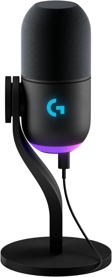 Logitech G Yeti GX Dynamic Microfono A Condensatore RGB Per Gaming Con