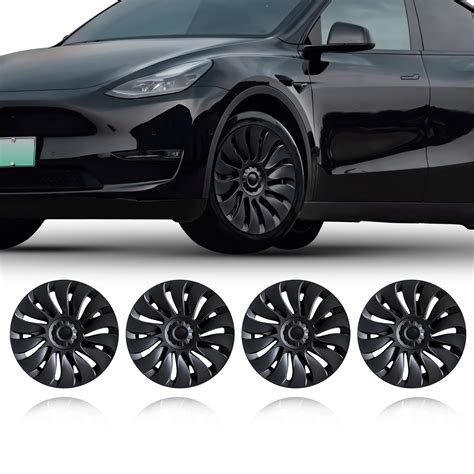 Pcs For Tesla Model Y Wheel Covers Replacement Wheel Caps Compatible