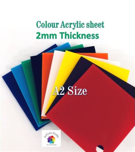 2mm color acrylic sheet - A2 size - Cast acrylic - ready stock | Lazada