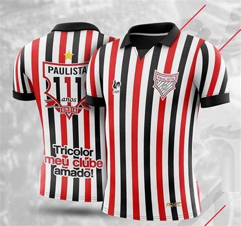 Paulista Lan A Camisa Comemorativa Dos Anos Esporte Paulista