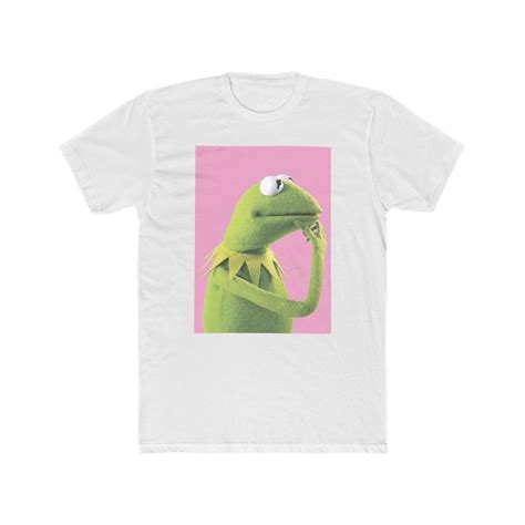 Kermit T-shirt Thinking Kermit Frog Retro Vintage Funny | Etsy