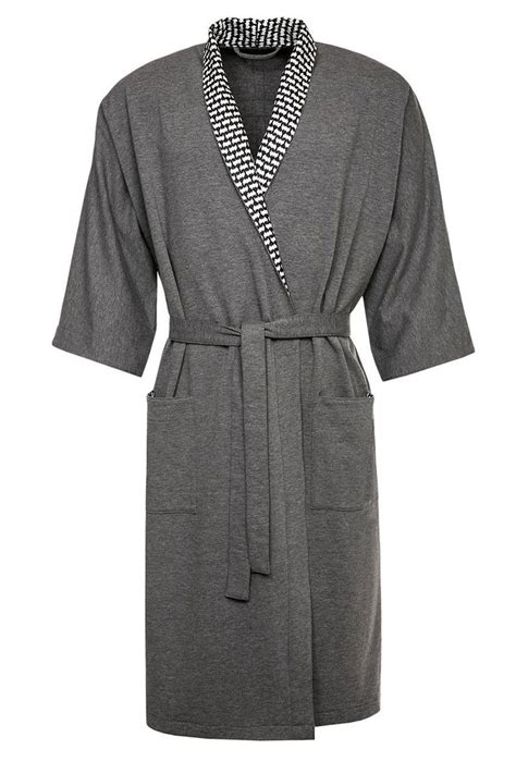 Soft High-quality Robe for Men - Etsy | Robe, Cotton fleece, Grey cotton