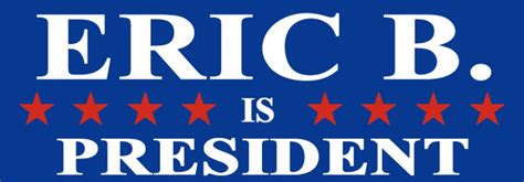 Eric B Is President vinyl decal | Etsy