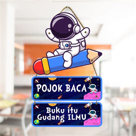 Jual Hiasan Dinding Kelas Pojok Baca 3 Susun Shopee Indonesia