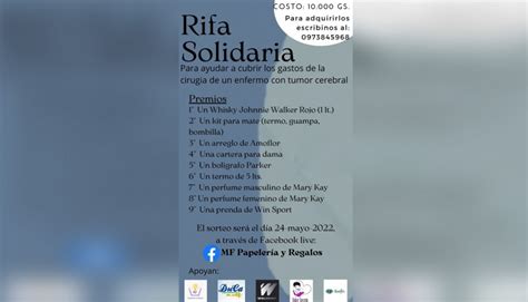 Organizan Rifa Solidaria En Beneficio A Una Mujer Con Grave Enfermedad