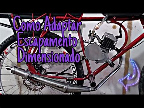 Como Adaptar Escapamento Dimensionado Na Motorizada Luiz Youtube