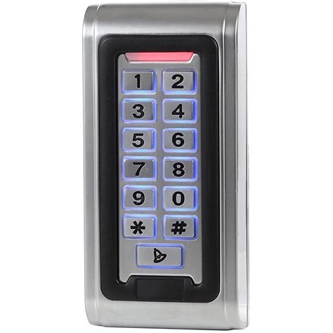 Khz Id Waterproof Metal Case Stand Alone Access Control Keypad With