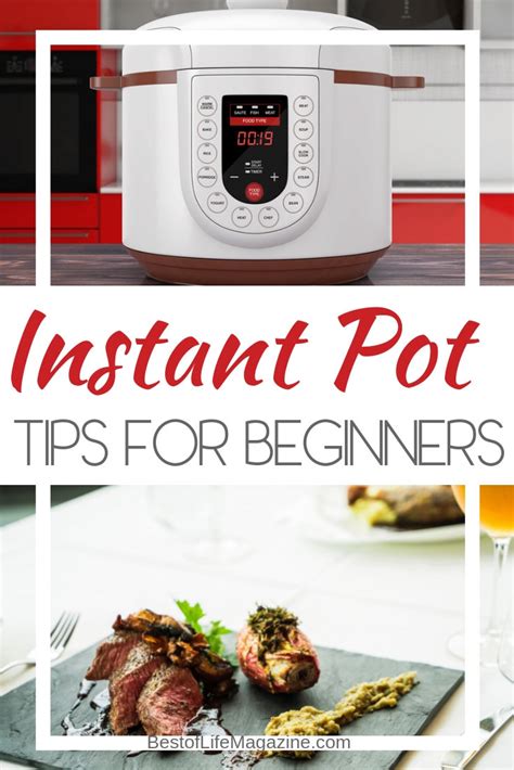 Instant Pot Tips and Tricks for Beginners - The Best of Life