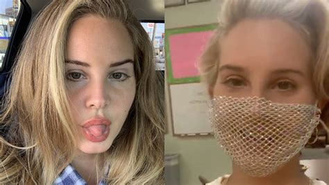 Lana Del Rey Sparks Backlash For Wearing A Mesh Face Mask