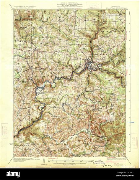 Map Of Brookville Hi Res Stock Photography And Images Alamy