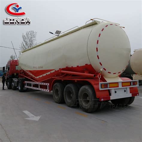 2 3 Axles Tanker Semi Trailer 30cbm 40m3 45m3 Powder Bulk Cement