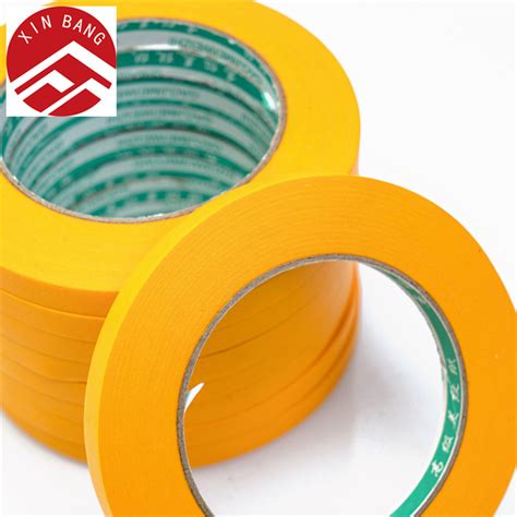 Temperature Resistant No Residue Car Crepe Paper Auto Masking Tape