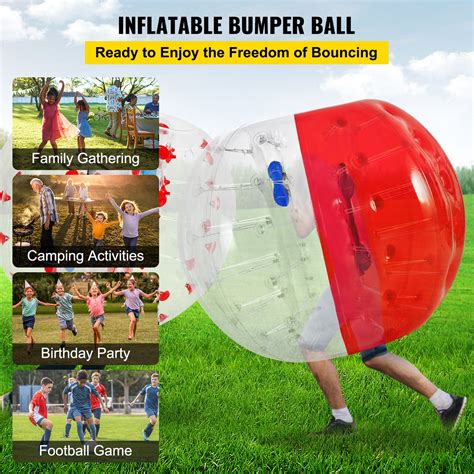 1 5M Inflatable Bumper Bubble Balls Body Zorb Ball Soccer Bumper