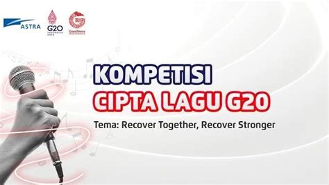 Pengumuman Pemenang Kompetisi Cipta Lagu G20