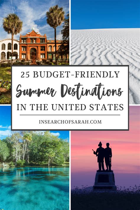 25 Best Budget Summer Destinations in the USA