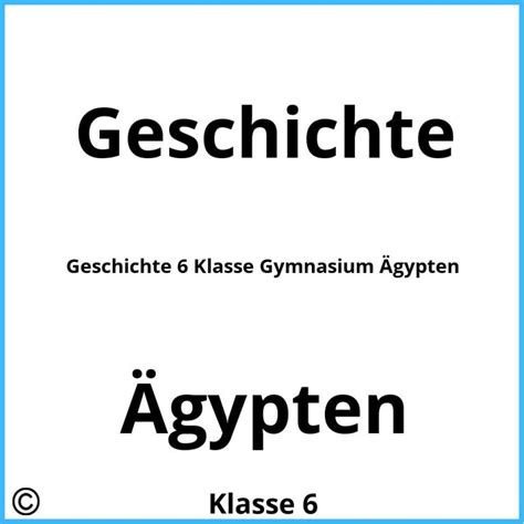 Klassenarbeiten Geschichte Klasse 6 Gymnasium Römisches Reich