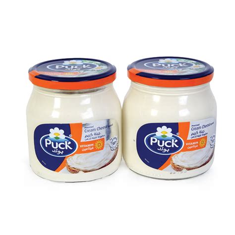 Puck Processed Cream Cheese Spread Value Pack 2 X 500 G Online At Best Price Jar Cheese Lulu