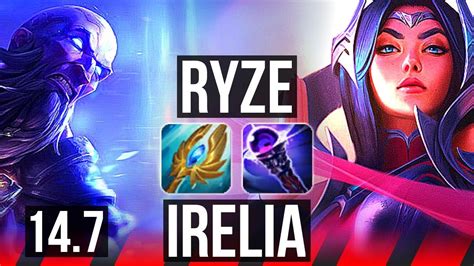 RYZE Vs IRELIA TOP 7 Solo Kills Rank 11 Ryze BR Grandmaster 14