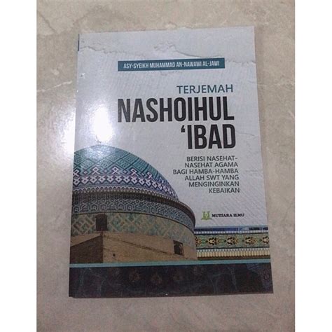 Jual Cover Terbaru Terjemah Nashoihul Ibad Mutiara Ilmu Shopee