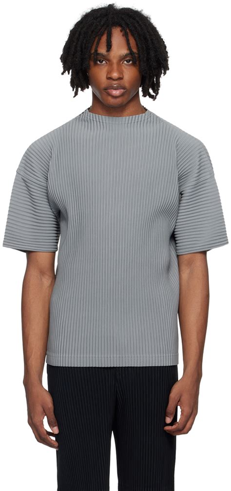 Homme Pliss Issey Miyake Gray Monthly Color May T Shirt Ssense