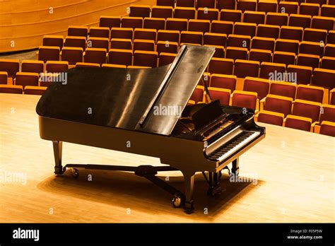 Steinway Grand Piano On Stage