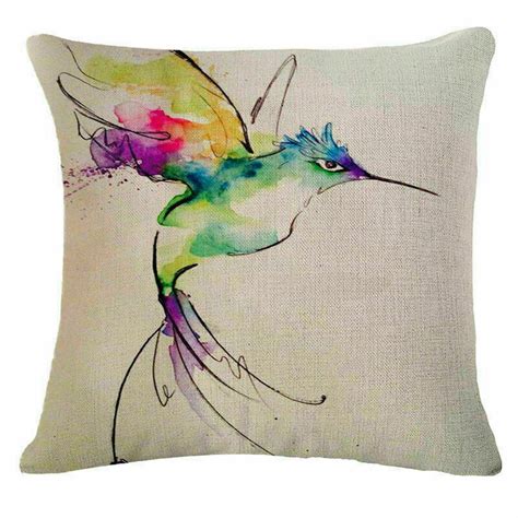 Home Decor Pillow 18 Case Cushion Cover Cotton Linen Graffiti