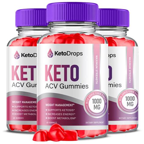 Keto Drops Keto Acv Gummies 3 Pack Effective Weight Loss And Energy