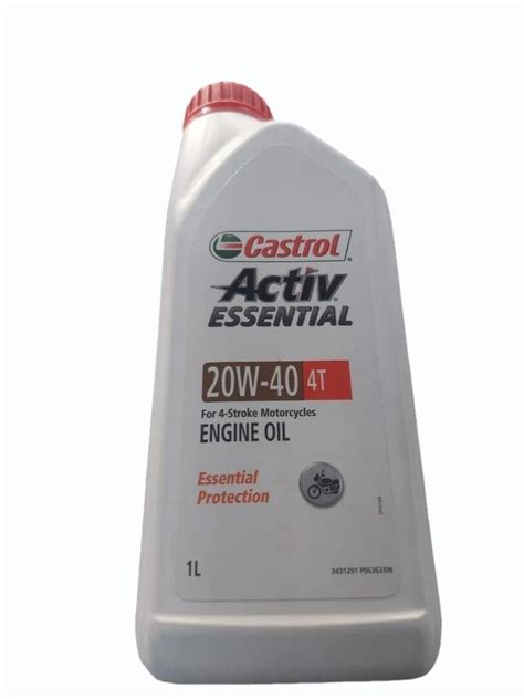 L W T Castrol Active Essential Engine Oil Bottle Of Litre At