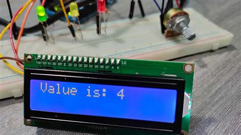 Simple Led Meter Using Potentiometer And I2c Lcd Quick Tutorial