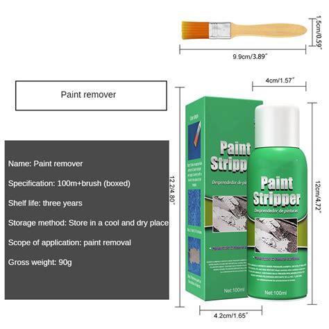 2x Car Paint Remover Metal Surface Paint Stripper Brush Set Paint Removal 100ml Ebay