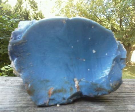 Leland Blue Slag Glass Michigan Rare Large Piece Cabbing Rough 474694069