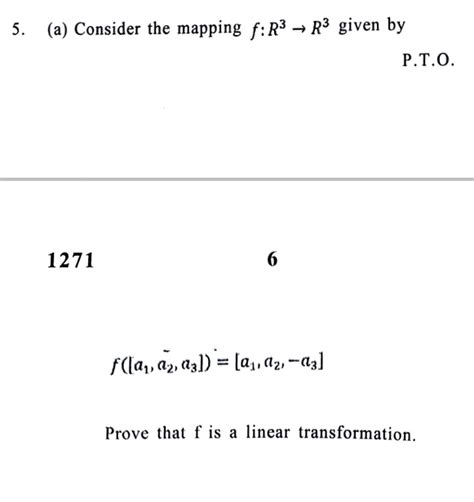 Solved A ﻿consider The Mapping Fr3→r3 ﻿given