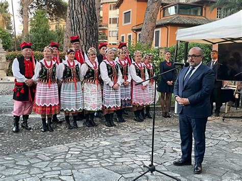 Święto Konstytucji 3 Maja w Rzymie z udziałem Ministra Kultury Włoch