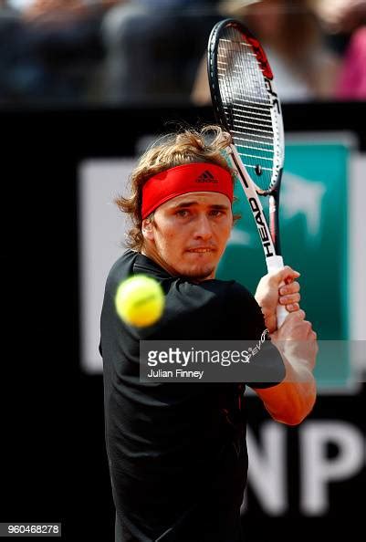 Alexander Zverev Of Germany Plays A Backhand Shot During The Mens News Photo Getty Images