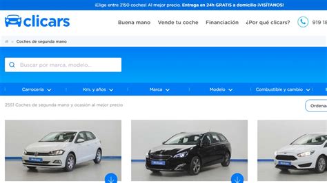 7 Webs Para Comprar Coches De Segunda Mano