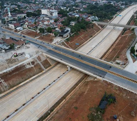 Foto Menunggu Pembukaan Tol Cijago Seksi B Krukut Cinere Yang Bisa