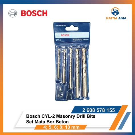 Jual Cyl Masonry Drill Bits Set Mm Mata Bor Beton Bosch