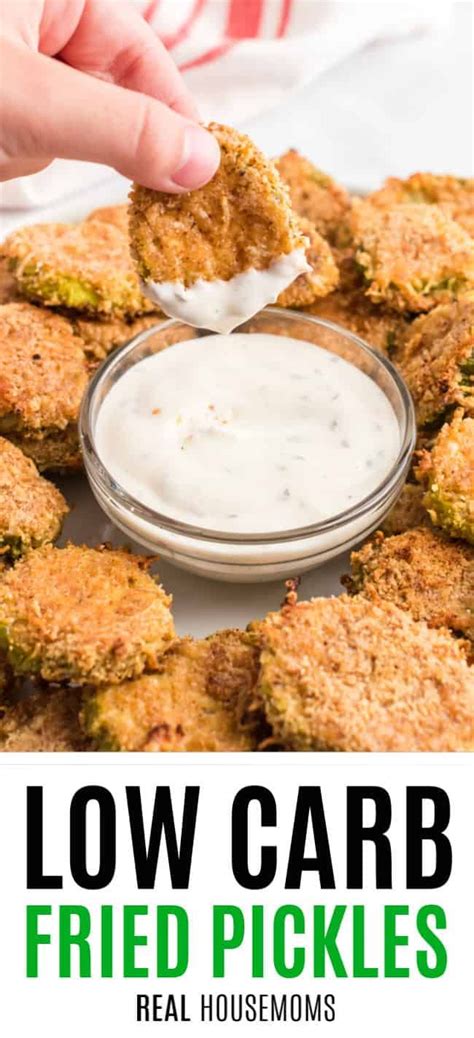 Low Carb Fried Pickles Are A Tasty And Healthy Appetizer These Easy